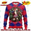 NHL Minnesota Wild Pug Candy Cane Ugly Christmas Sweater