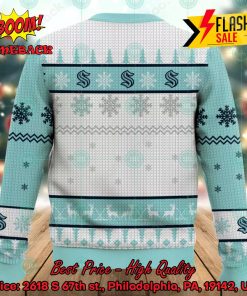 NHL Seattle Kraken Big Logo Ugly Christmas Sweater