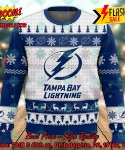 NHL Tampa Bay Lightning Big Logo Ugly Christmas Sweater