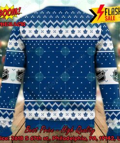 nhl toronto maple leafs theme ugly christmas sweater 2 HSJrl
