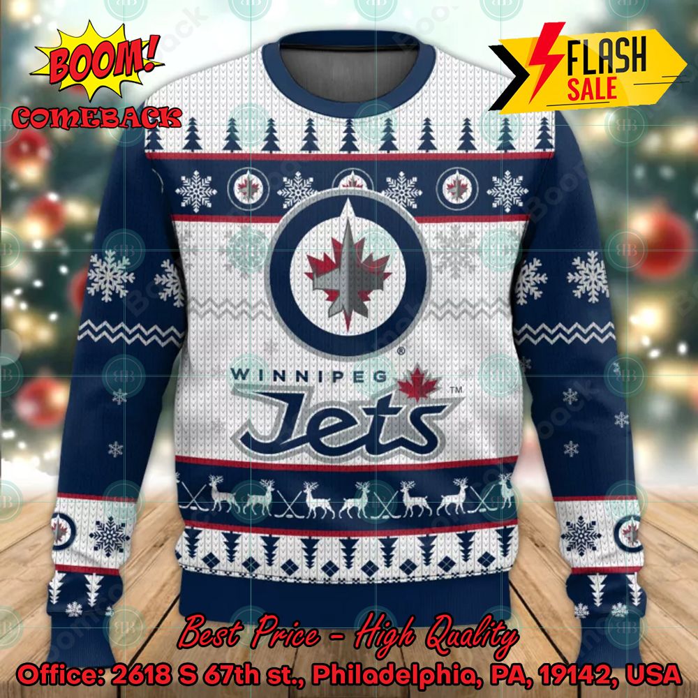 NHL Washington Capitals Big Logo Ugly Christmas Sweater