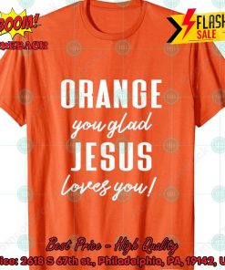 Orange Jesus Shirt