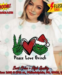 Peace Love Grinch Sweatshirt