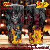 Personalized Skull NFL Baltimore Ravens Flame Tumbler