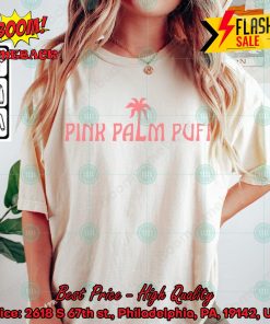 Pink Palm Puff Sweatshirt T-shirt