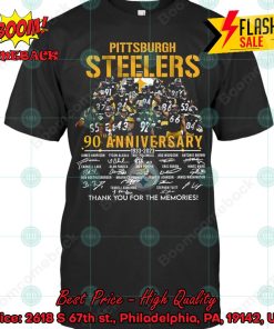 Pittsburgh Steelers 90 Anniversary 1933 2023 T-shirt