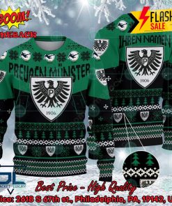 PreuBen Munster Stadium Personalized Name Ugly Christmas Sweater