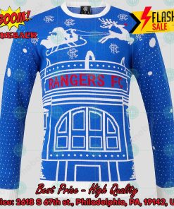 Rangers FC Santa Sleigh Christmas Jumper