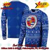 Queens Park Rangers FC White Blue Christmas Jumper