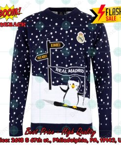 Real Madrid Penguin Christmas Jumper