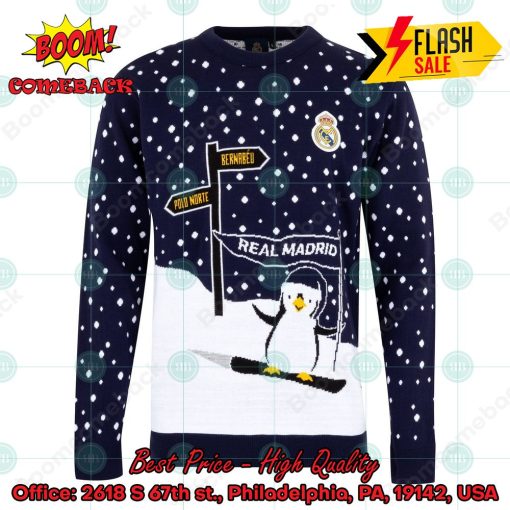 Real Madrid Penguin Christmas Jumper