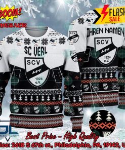 SC Verl Stadium Personalized Name Ugly Christmas Sweater