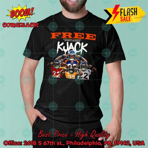 Serving 4 Games Free Kjack Shirt