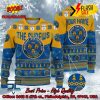 Stockport County FC Big Logo Personalized Name Ugly Christmas Sweater