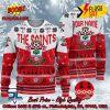 Stevenage FC Big Logo Personalized Name Ugly Christmas Sweater