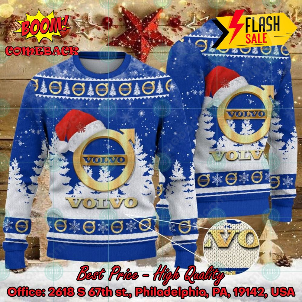 Toyota Big Logo Santa Hat Ugly Christmas Sweater