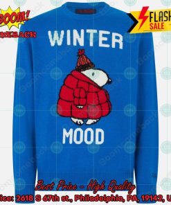 Winter Mood Snoopy Puffer Coat Sweatshirt