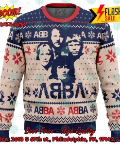 ABBA Pop Band Ugly Christmas Sweater