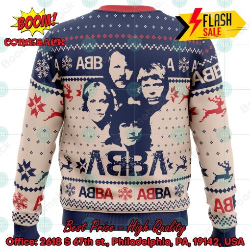 ABBA Pop Band Ugly Christmas Sweater