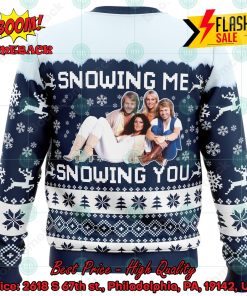 ABBA Snowing Me Snowing You Ugly Christmas Sweater