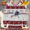 ACDC Brian Johnson Angus Young Black Ugly Christmas Sweater