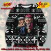 ACDC Brian Johnson Angus Young Snowflake Ugly Christmas Sweater