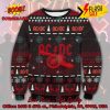 ACDC Guitar Skulls Ugly Christmas Sweater