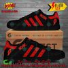 ACDC Red Stripes Style 5 Adidas Stan Smith Shoes