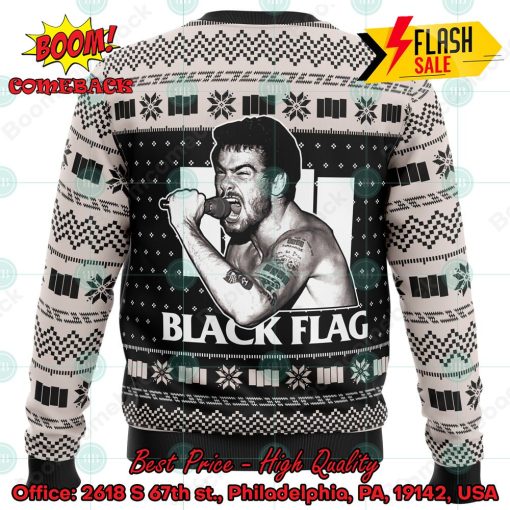 Black Flag Greg Ginn Ugly Christmas Sweater