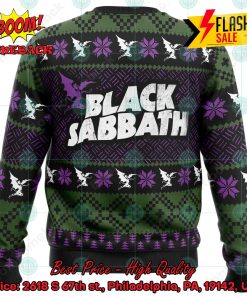 black sabbath heavy metal band ugly christmas sweater 2 7lIa4
