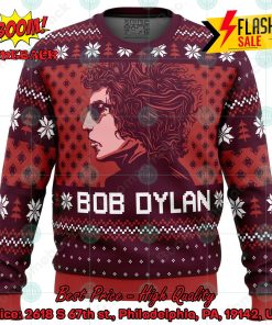 Bob Dylan Blood On The Tracks Album Ugly Christmas Sweater
