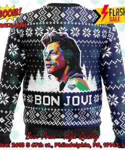 Bon Jovi Hard Rock Band Jon Bon Jovi Ugly Christmas Sweater