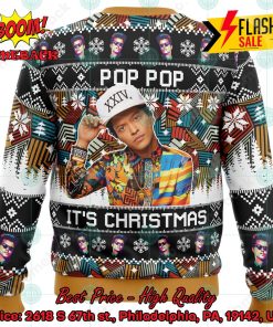 bruno mars pop pop its christmas ugly christmas sweater 2 MrJIk