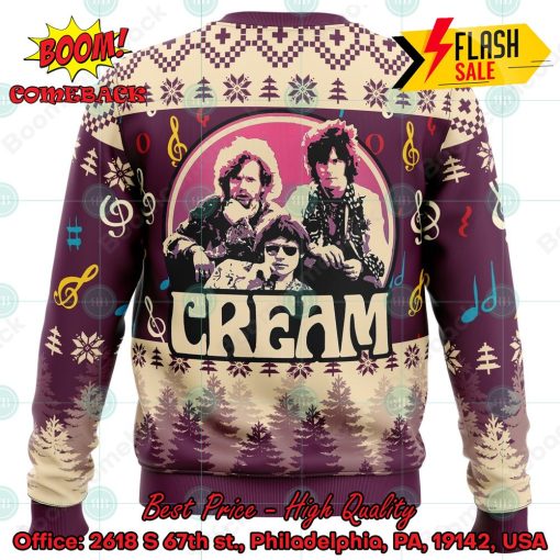 Cream Rock Band Ugly Christmas Sweater