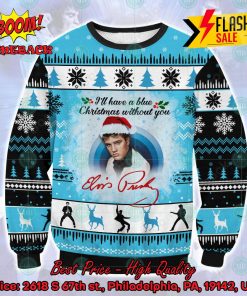 Elvis Presley I’ll Have A Blue Christmas Without You Ugly Christmas Sweater