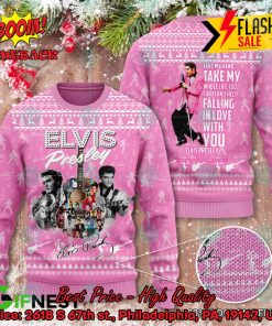 Elvis Presley Songs 1935 1977 Thank You For The Memories Ugly Christmas Sweater