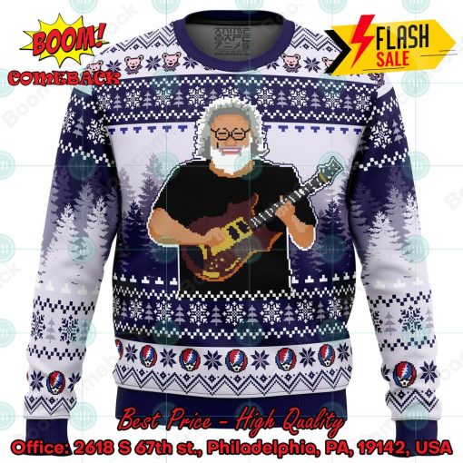 Grateful Dead Jerry Garcia Ugly Christmas Sweater