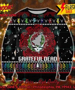 Grateful Dead Roses Ugly Christmas Sweater