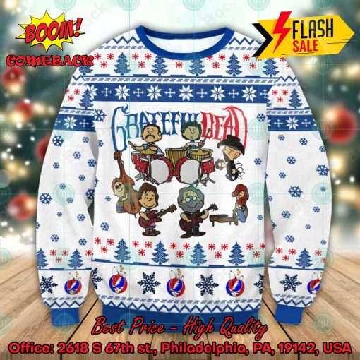 Grateful Dead Snoopy Ugly Christmas Sweater