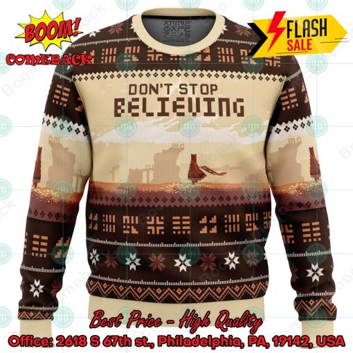 Journey Rock Band Don’t Stop Believing Ugly Christmas Sweater
