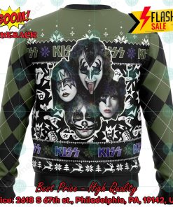 kiss rock band ugly christmas sweater 2 uvtxg