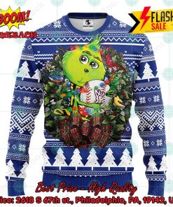MLB Atlanta Braves Grinch Christmas Circle Ugly Christmas Sweater