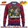 MLB Atlanta Braves Pug Candy Cane Ugly Christmas Sweater