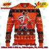 MLB Baltimore Orioles Santa Hat Christmas Circle Ugly Christmas Sweater