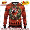 MLB Baltimore Orioles Santa Claus Dabbing Ugly Christmas Sweater