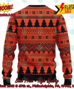 MLB Baltimore Orioles Santa Hat Christmas Circle Ugly Christmas Sweater