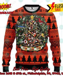 MLB Baltimore Orioles Xmas Tree Ugly Christmas Sweater