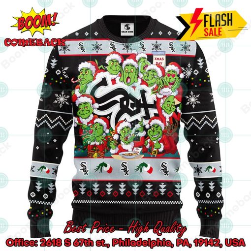 MLB Chicago White Sox 12 Grinchs Xmas Day Ugly Christmas Sweater