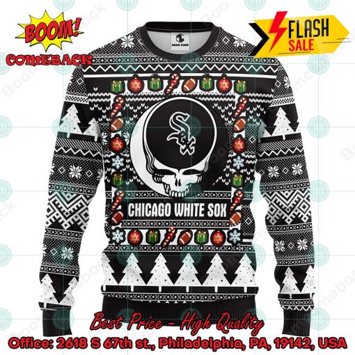 MLB Chicago White Sox Grateful Dead Ugly Christmas Sweater