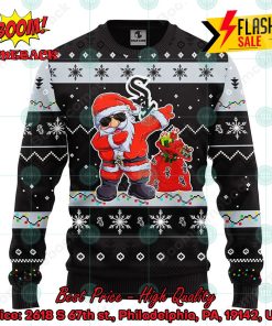 MLB Chicago White Sox Santa Claus Dabbing Ugly Christmas Sweater